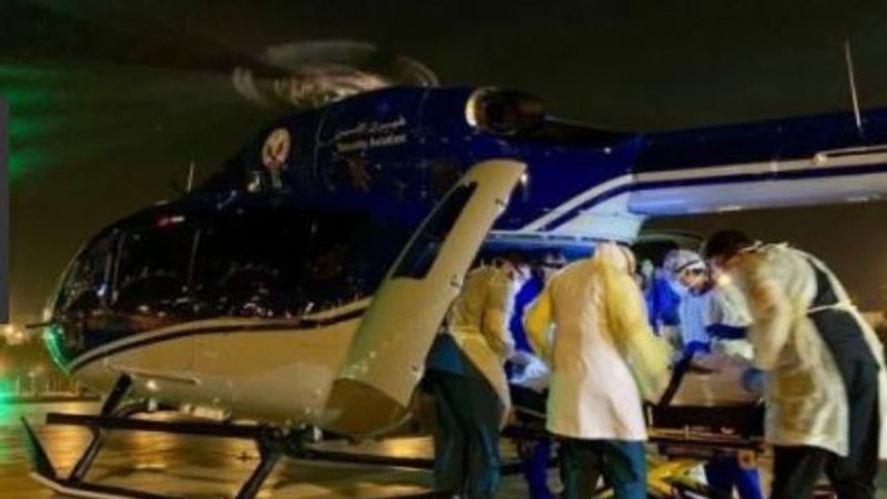 ഹജ്ജ് കര്മത്തിനിടെ ഹൃദയാഘാതം നേരിട്ട ഇന്ത്യക്കാരിയെ ഹെലികോപ്റ്ററില് ആശുപത്രിയിലെത്തിച്ചു ഹജ്ജ് കര്മത്തിനിടെ ഹൃദയാഘാതം നേരിട്ട ഇന്ത്യക്കാരിയെ ഹെലികോപ്റ്ററില് ആശുപത്രിയിലെത്തിച്ചു