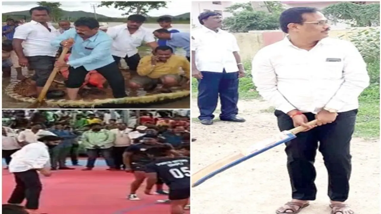 ತೆಪ್ಪ, ಕಬಡ್ಡಿ ಆಯ್ತು ಈಗ ಕ್ರಿಕೆಟ್ ಆಟ: ಇದು ಬಿಜೆಪಿ ಶಾಸಕರ ಹುಚ್ಚಾಟ..! ತೆಪ್ಪ, ಕಬಡ್ಡಿ ಆಯ್ತು ಈಗ ಕ್ರಿಕೆಟ್ ಆಟ: ಇದು ಬಿಜೆಪಿ ಶಾಸಕರ ಹುಚ್ಚಾಟ..!