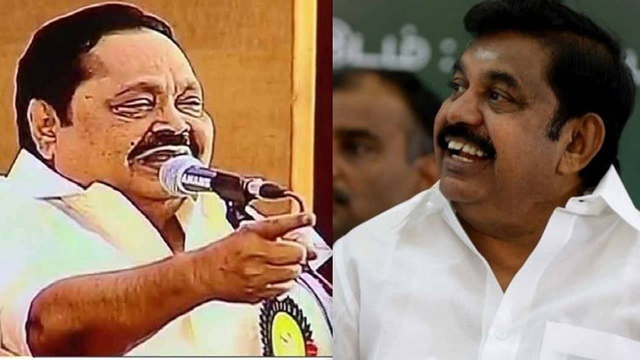 சொந்த ஊரிலேயே புகுந்து வேலையை காட்டிய எடப்பாடி அண்ட் கோ... அங்காளி பங்காளிகளை திட்டி தீர்த்த துரைமுருகன்!! சொந்த ஊரிலேயே புகுந்து வேலையை காட்டிய எடப்பாடி அண்ட் கோ... அங்காளி பங்காளிகளை திட்டி தீர்த்த துரைமுருகன்!!