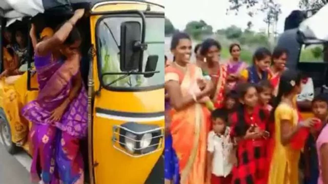 ಒಂದೇ ಆಟೋದಲ್ಲಿ ಬರೋಬ್ಬರಿ 24 ಪ್ರಯಾಣಿಕರು! ಒಂದೇ ಆಟೋದಲ್ಲಿ ಬರೋಬ್ಬರಿ 24 ಪ್ರಯಾಣಿಕರು!