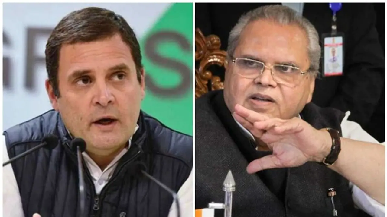 तेज हुई राहुल और सत्यपाल मलिक में जुबानी जंग, राहुल बोले प्लेन नहीं कश्मीर में घूमने की आज़ादी चाहिए
