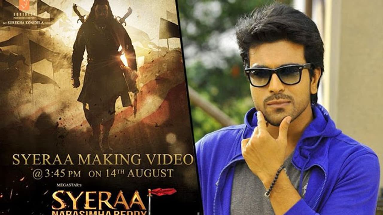 Sye Raa Narasimha Reddy: Ram Charan makes important announcement on Chiranjeevi's film Sye Raa Narasimha Reddy: Ram Charan makes important announcement on Chiranjeevi's film