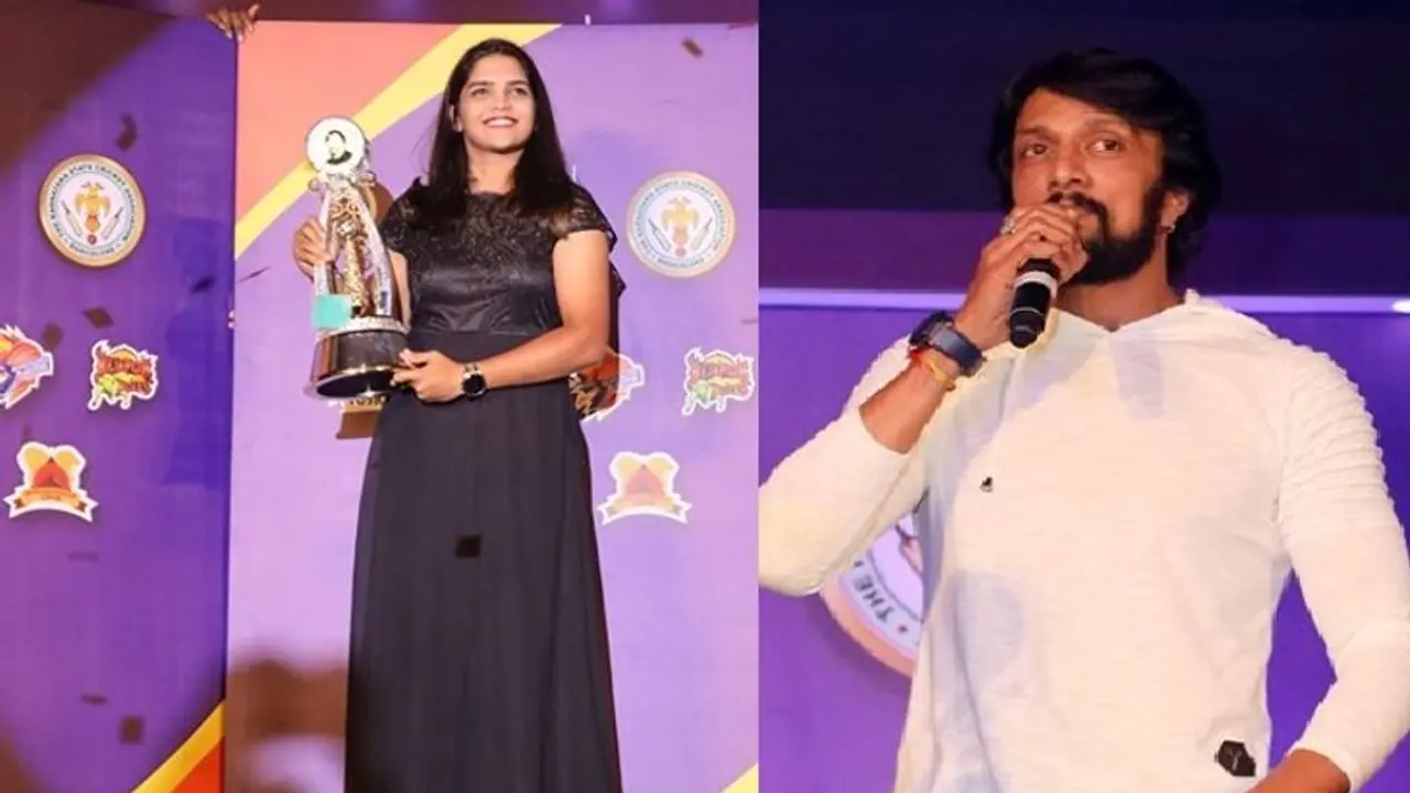 KPL ಟ್ರೋಫಿ ಲಾಂಚ್; ವೇದಾಗೆ ಫಿದಾ ಆದ ಸುದೀಪ್!