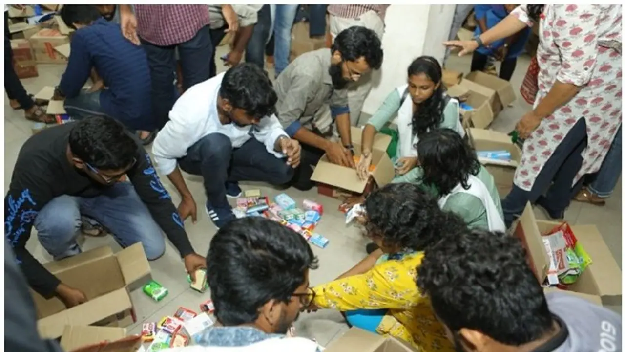 ಮೈಸೂರು: 20 ಲಕ್ಷ ರು. ಮೌಲ್ಯದ ಪರಿಹಾರ ವಸ್ತು ಸಂಗ್ರಹ