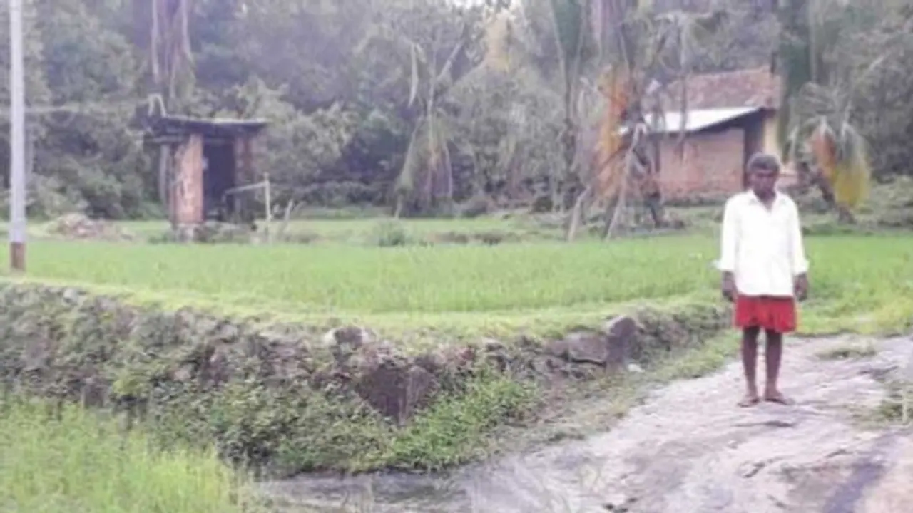 ಉಡುಪಿ: ಕಲ್ಲುಬಂಡೆಯಲ್ಲೇ ಭತ್ತ ಬೆಳೆದ ರೈತ