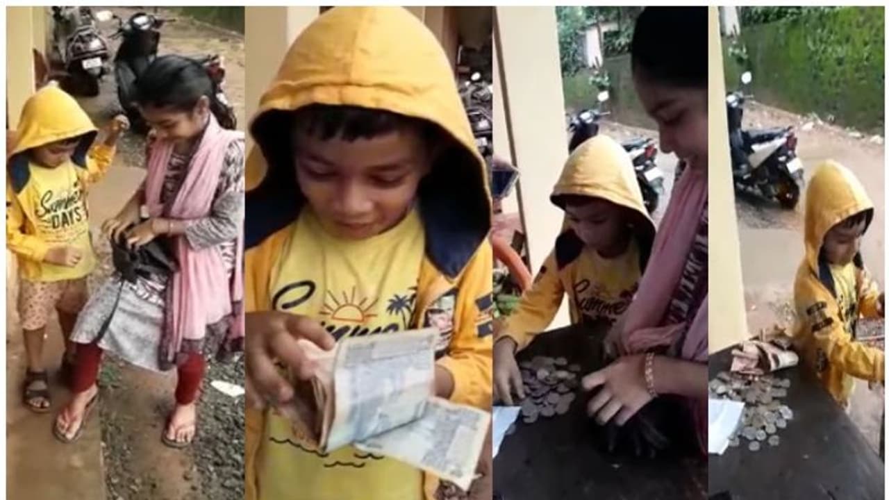 അവസാന ചില്ലറത്തുട്ടും പ്രളയബാധിതര്‍ക്കായി നല്‍കി സഹോദരങ്ങള്‍; 'ഫുള്ളും കൊടുക്കല്ലേടീ', അനിയന്‍റെ കമന്‍റ്