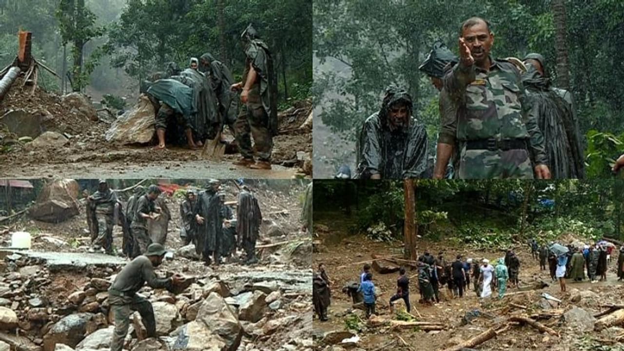 പേമാരിയിലും തളരാതെ ഇന്ത്യന് സൈന്യം: വിലങ്ങാടിനായി പാലവും റോഡും ഒരുങ്ങുന്നു പേമാരിയിലും തളരാതെ ഇന്ത്യന് സൈന്യം: വിലങ്ങാടിനായി പാലവും റോഡും ഒരുങ്ങുന്നു