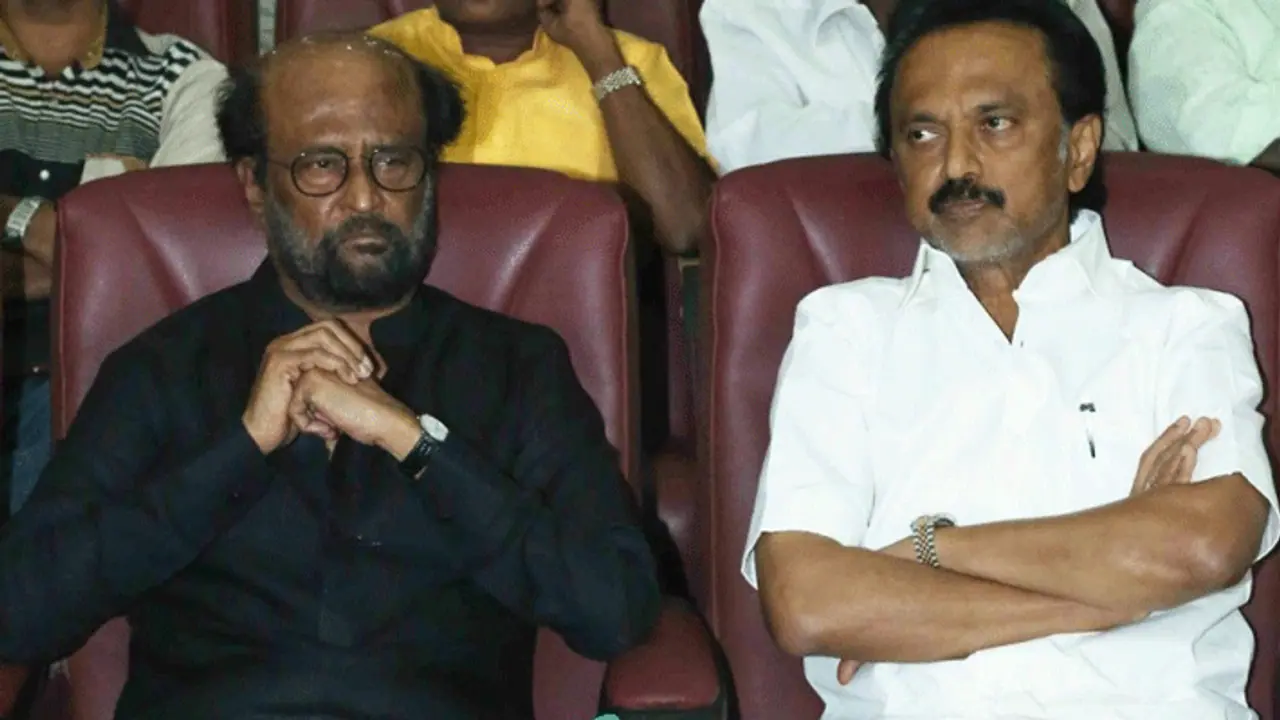 அதிர வைத்த ரஜினியின் காவி பேச்சு... அதிர்ந்து போன பாஜக... குஷியில் மு.க.ஸ்டாலின்..! அதிர வைத்த ரஜினியின் காவி பேச்சு... அதிர்ந்து போன பாஜக... குஷியில் மு.க.ஸ்டாலின்..!