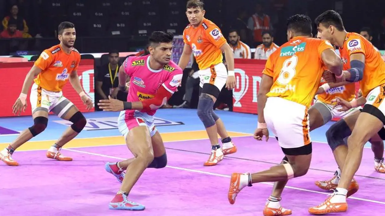 ಪ್ರೊ ಕಬಡ್ಡಿ: ಜೈಪುರಕ್ಕೆ ಸುಲಭ ಜಯ ಪ್ರೊ ಕಬಡ್ಡಿ: ಜೈಪುರಕ್ಕೆ ಸುಲಭ ಜಯ