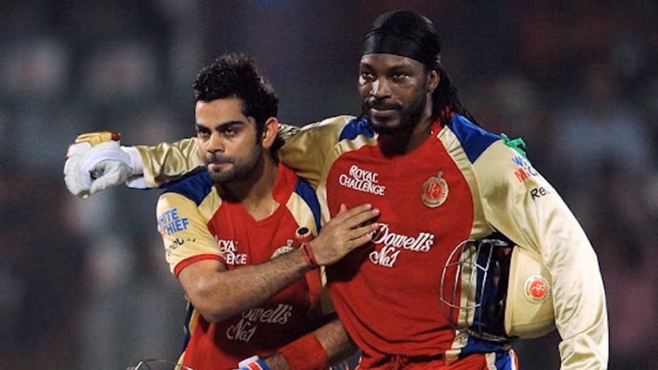 When ‘King’ Kohli took ‘Universe Boss’ Chris Gayle for a drive