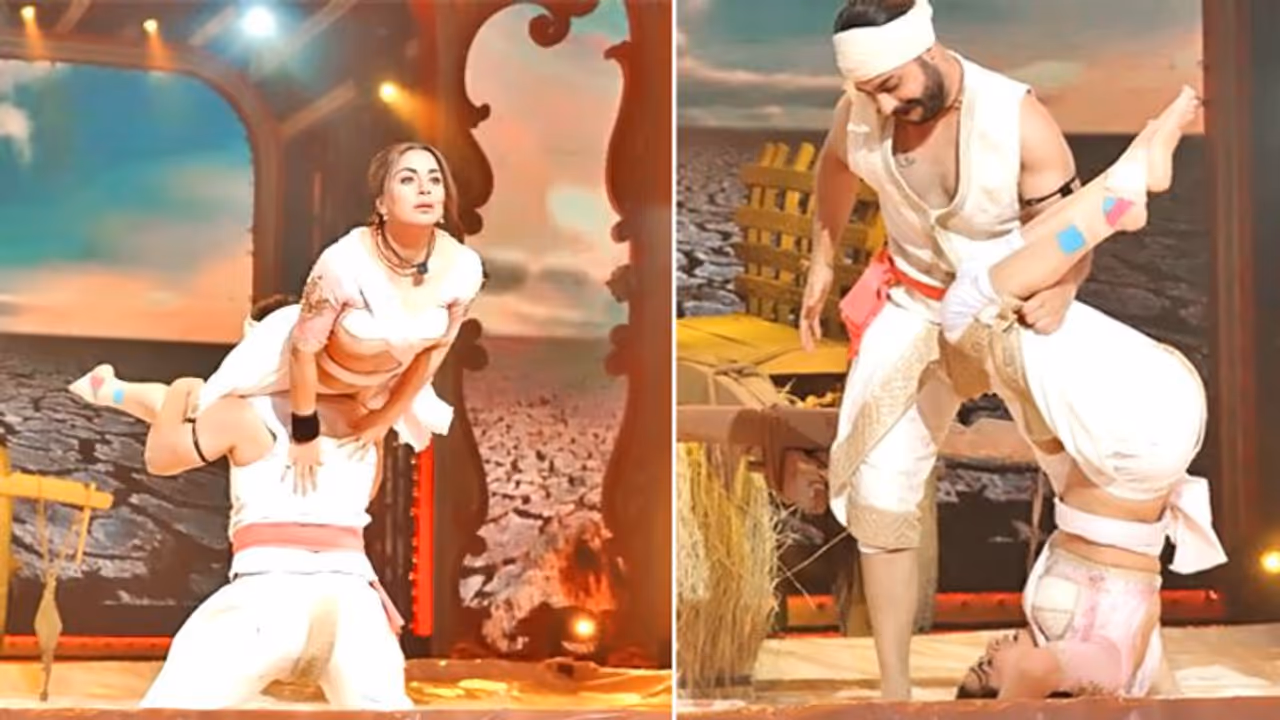 'नच बलिए' के सेट पर डांस करते वक्त सिर के बल गिरी टीवी एक्ट्रेस, मची अफरातफरी 'नच बलिए' के सेट पर डांस करते वक्त सिर के बल गिरी टीवी एक्ट्रेस, मची अफरातफरी