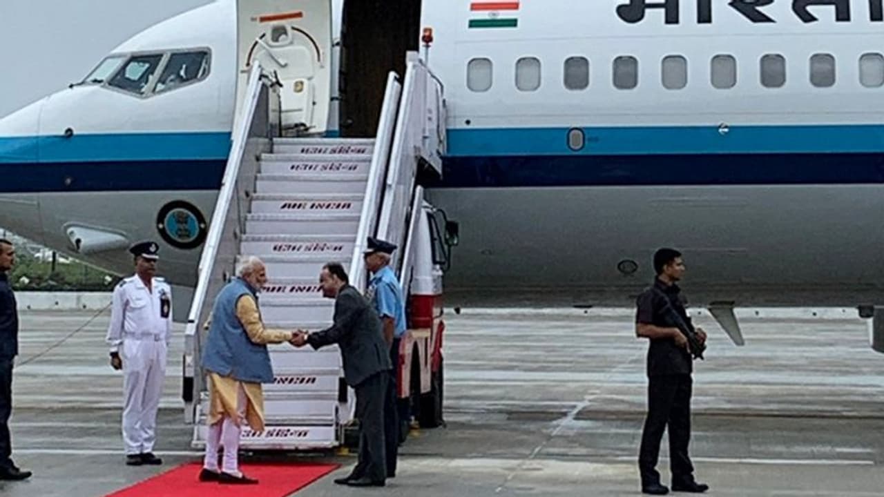 PM Modi arrives in Bhutan on two day visit; to promote ‘time tested friendship’ PM Modi arrives in Bhutan on two day visit; to promote ‘time tested friendship’
