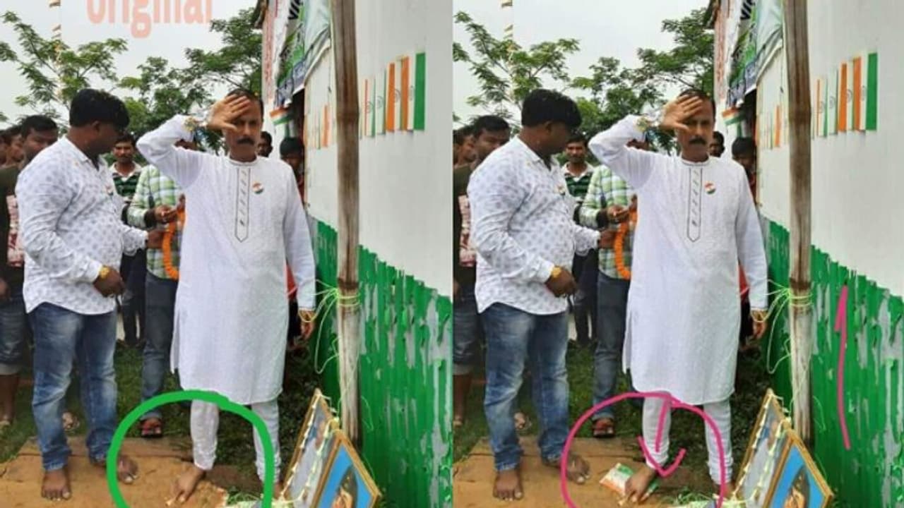 পায়ের তলায় জাতীয় পতাকা, ভাইরাল ছবি নিয়ে মুখ খুললেন আরাবুল পায়ের তলায় জাতীয় পতাকা, ভাইরাল ছবি নিয়ে মুখ খুললেন আরাবুল