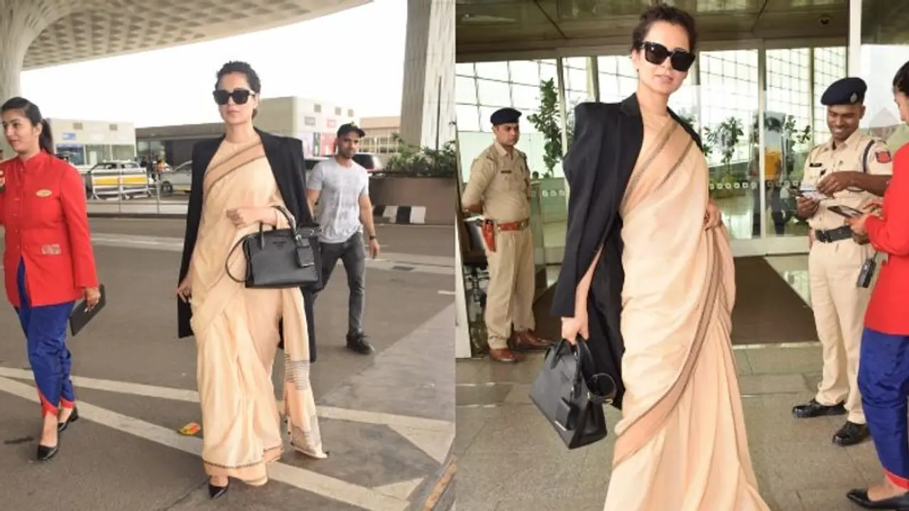 600 ರೂ. ಸೀರೆಯಲ್ಲಿ ಮಿಂಚಿದ ಕಂಗನಾರ ಹ್ಯಾಂಡ್ಬ್ಯಾಗ್ ಹಿಡಿದು ಜಗ್ಗಿದ್ರು! 600 ರೂ. ಸೀರೆಯಲ್ಲಿ ಮಿಂಚಿದ ಕಂಗನಾರ ಹ್ಯಾಂಡ್ಬ್ಯಾಗ್ ಹಿಡಿದು ಜಗ್ಗಿದ್ರು!