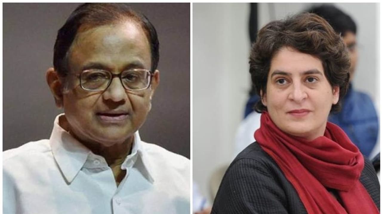 INX media case: Chidambaram being ‘shamefully hunted down’ for speaking truth, says Priyanka Gandhi