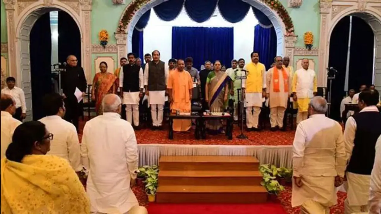 உ.பி. ,யின் அனைத்து சமுதாய மக்களிடமும் உயரும் செல்வாக்கு... மீண்டும் முதல்வராகிறார் யோகி ஆதித்யா நாத்..! உ.பி. ,யின் அனைத்து சமுதாய மக்களிடமும் உயரும் செல்வாக்கு... மீண்டும் முதல்வராகிறார் யோகி ஆதித்யா நாத்..!