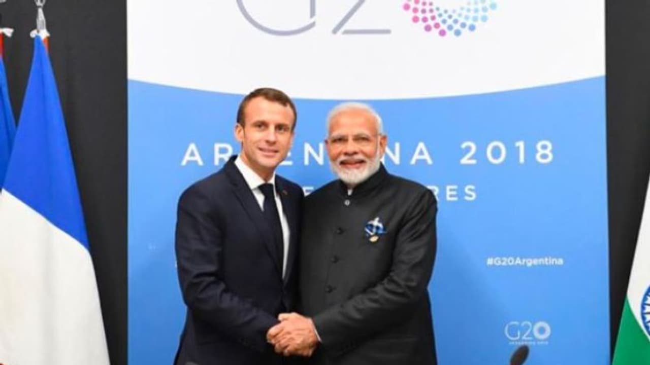 'কাশ্মীর দ্বিপাক্ষিক বিষয়', ফ্রান্সের বিবৃতির পর দু'দিনের ফ্রান্স সফরে নরেন্দ্র মোদী 'কাশ্মীর দ্বিপাক্ষিক বিষয়', ফ্রান্সের বিবৃতির পর দু'দিনের ফ্রান্স সফরে নরেন্দ্র মোদী