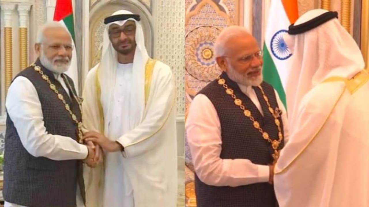 সংযুক্ত আরব আমিরশাহিতে মোদী, ভূষিত হলেন সেদেশের সর্বোচ্চ অসামরিক সম্মানে