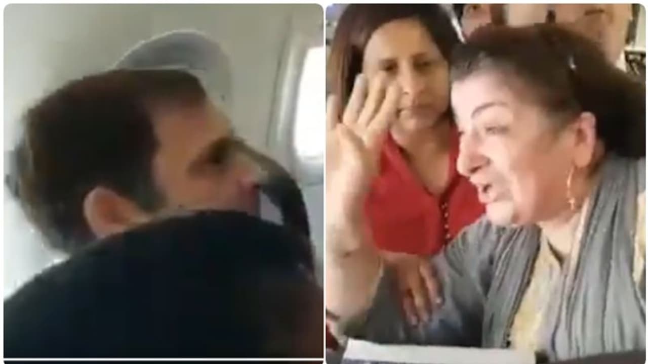 'ഞങ്ങള് പ്രശ്നത്തിലാണ്'; വിമാനത്തില് രാഹുലിന് മുന്നില് പൊട്ടിക്കരഞ്ഞ് കശ്മീരി സ്ത്രീ 'ഞങ്ങള് പ്രശ്നത്തിലാണ്'; വിമാനത്തില് രാഹുലിന് മുന്നില് പൊട്ടിക്കരഞ്ഞ് കശ്മീരി സ്ത്രീ