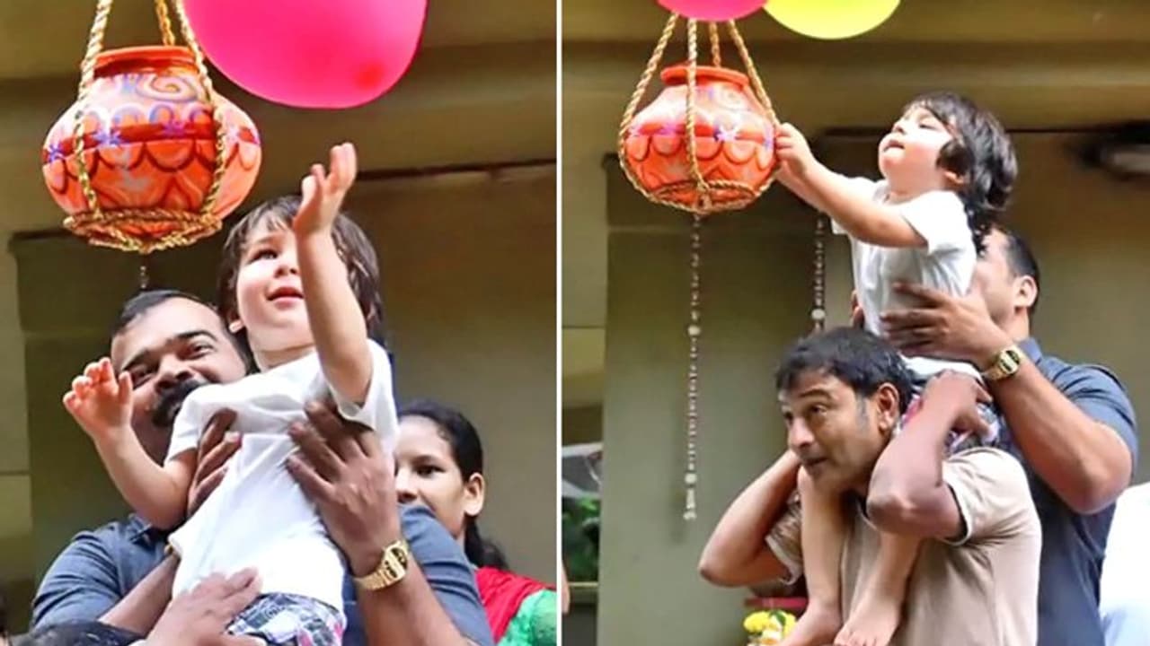 আমির পুত্র থেকে সইফ পুত্র, দহি হান্ডি উৎসবে মাতলেন সকলেই, দেখুন ভিডিও আমির পুত্র থেকে সইফ পুত্র, দহি হান্ডি উৎসবে মাতলেন সকলেই, দেখুন ভিডিও