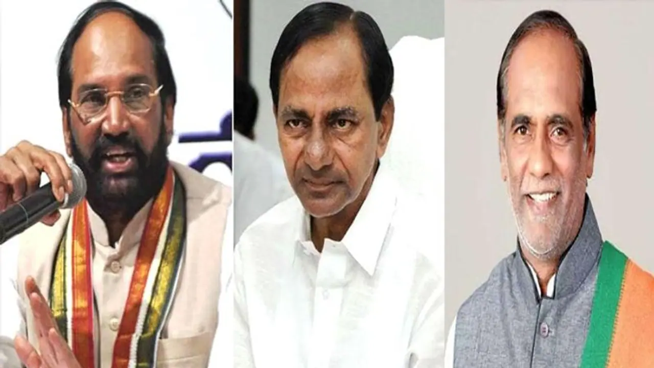 తెలంగాణ: బీజేపీ, కాంగ్రెస్ నువ్వా నేనా, టీఆర్ఎస్ వైఖరిదీ... తెలంగాణ: బీజేపీ, కాంగ్రెస్ నువ్వా నేనా, టీఆర్ఎస్ వైఖరిదీ...