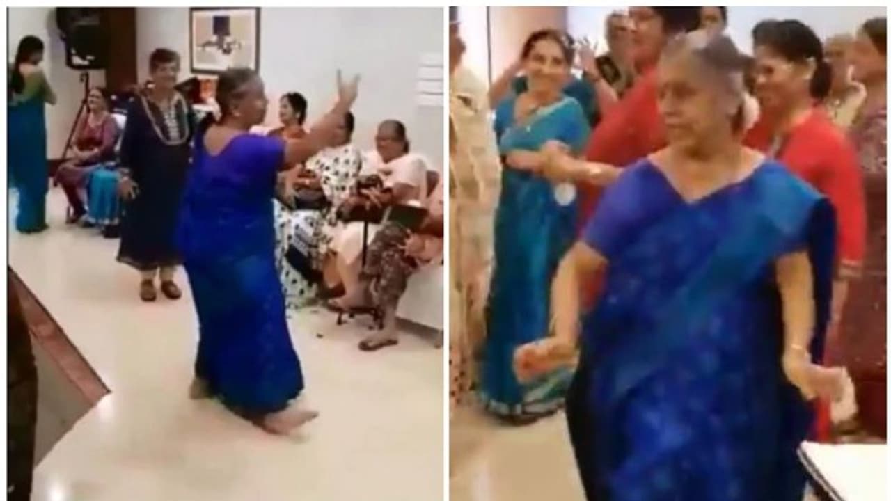 'സൗഹൃദക്കൂട്ടത്തിനിടെ പ്രായത്തിനെന്ത് കാര്യം'? കയ്യടി നേടി 70 കാരിയുടെ തകര്‍പ്പന്‍ ഡാന്‍സ്