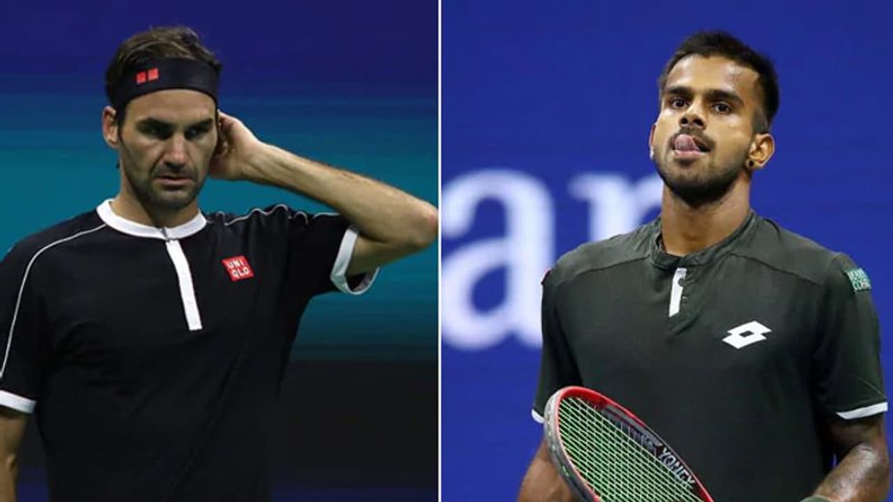 చెమటలు పట్టించిన భారతీయుడు: ఫెదరర్‌కు సుమిత్ నాగల్ షాక్