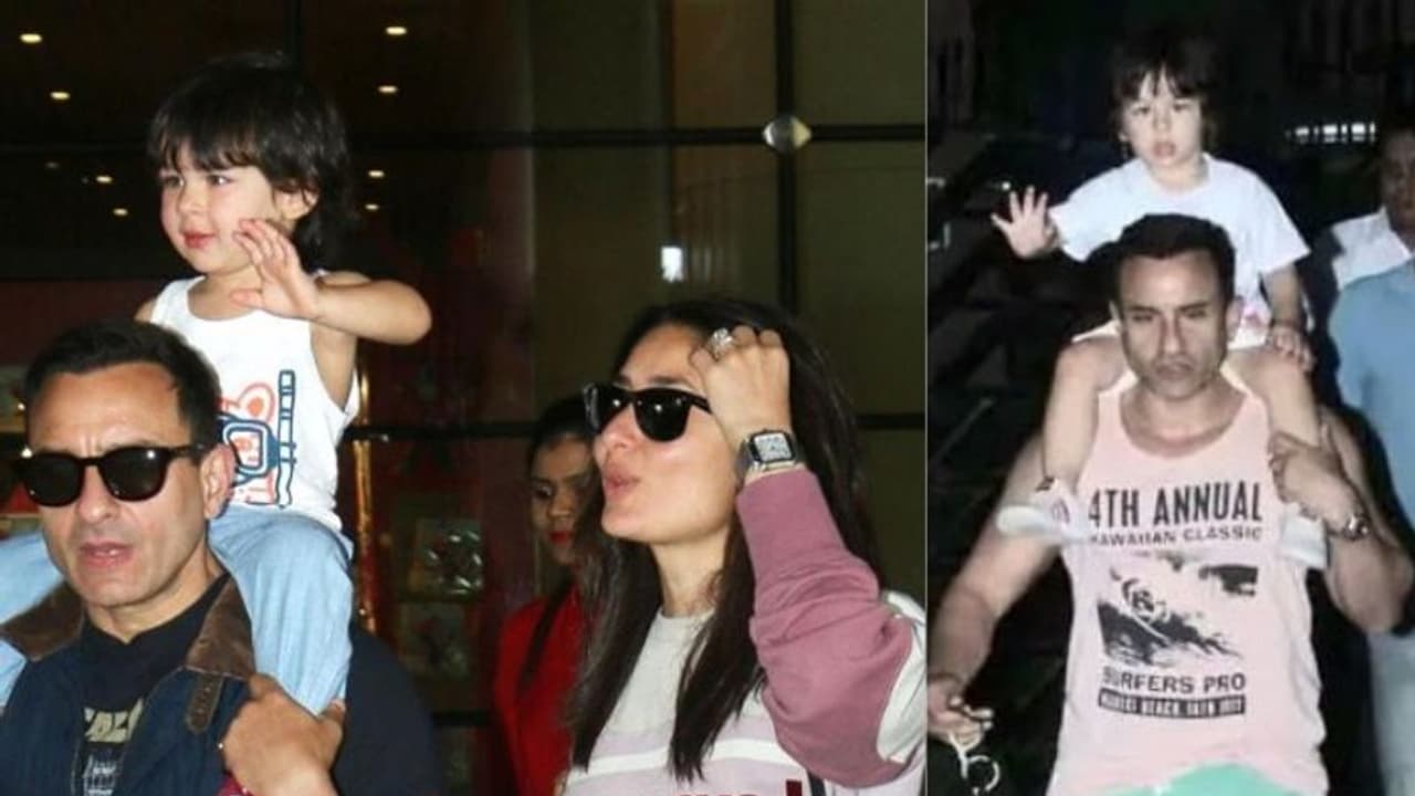 അച്ഛന് ദേഷ്യപ്പെടുമ്പോഴും ക്യാമറയ്ക്ക് നേരെ കൈവീശി തൈമൂര്; വൈറലായി വീഡിയോ അച്ഛന് ദേഷ്യപ്പെടുമ്പോഴും ക്യാമറയ്ക്ക് നേരെ കൈവീശി തൈമൂര്; വൈറലായി വീഡിയോ