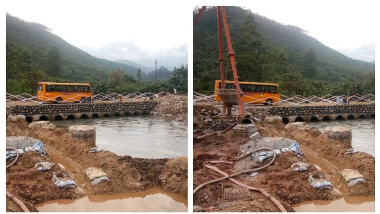 പെരിയവാര താത്കാലിക പാലത്തിലൂടെയുള്ള ഗതാഗതം പുനസ്ഥാപിച്ചു പെരിയവാര താത്കാലിക പാലത്തിലൂടെയുള്ള ഗതാഗതം പുനസ്ഥാപിച്ചു