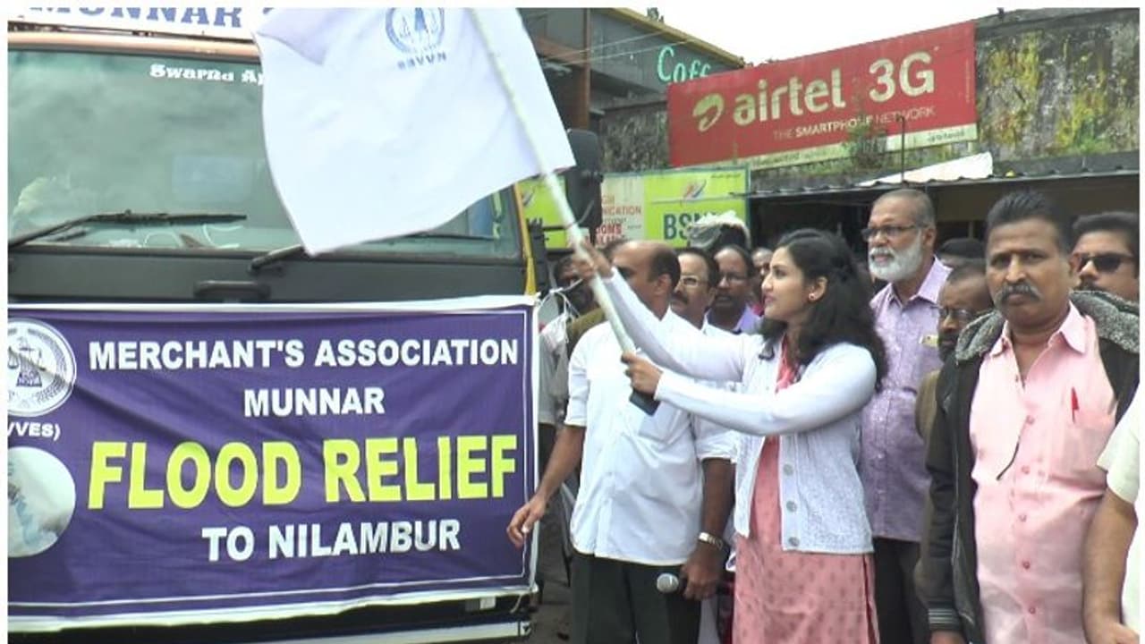 നിലമ്പൂരിന് കൈത്താങ്ങായി മൂന്നാറിലെ ഒരുകൂട്ടം സംഘടനകളും വ്യാപാരികളും