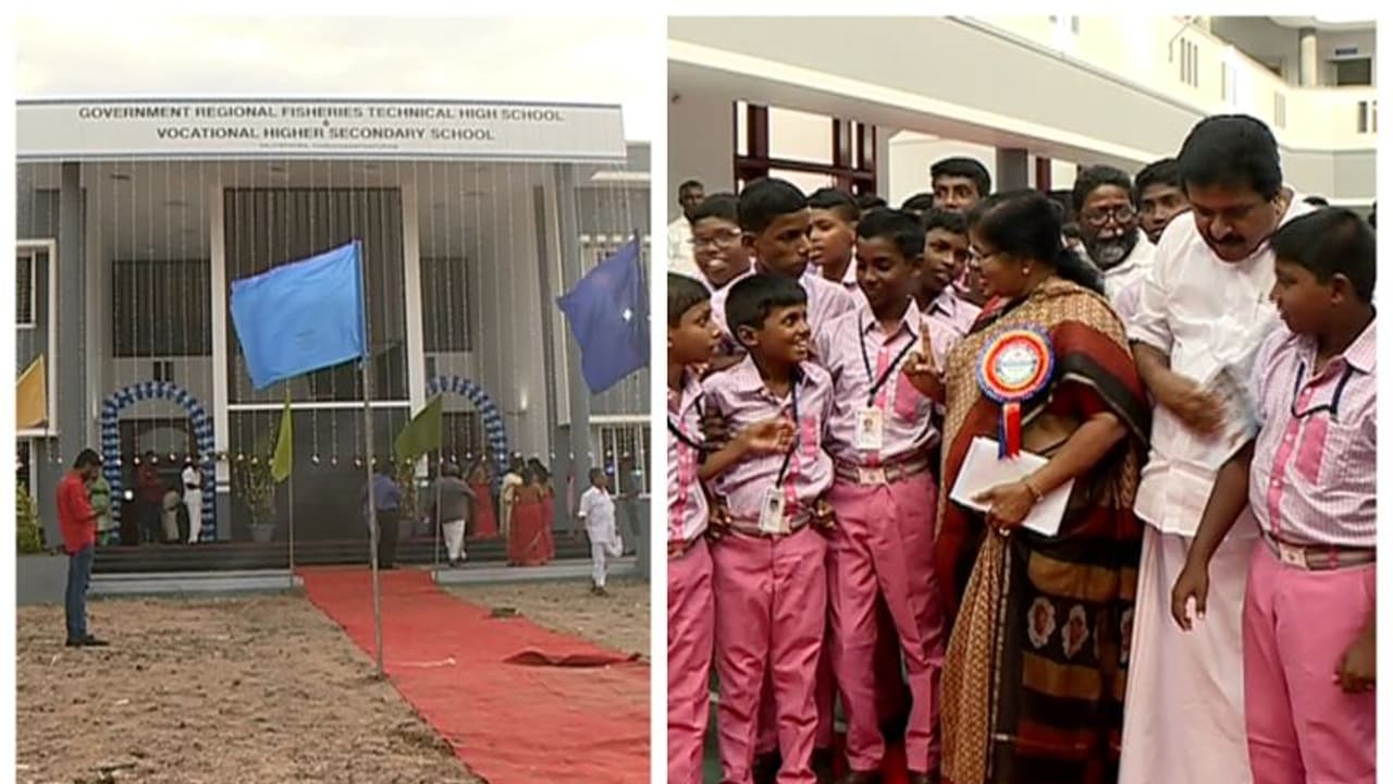 വലിയതുറ ഫിഷറീസ് സ്കൂൾ ഇനി മുതൽ 'ഹൈടെക്ക്'