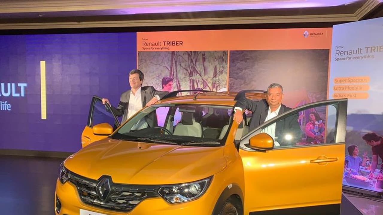ರೆನಾಲ್ಟ್ ಟ್ರೈಬರ್ MPV ಕಾರು ಲಾಂಚ್; ಬೆಲೆ 4.95 ಲಕ್ಷ ರೂ! ರೆನಾಲ್ಟ್ ಟ್ರೈಬರ್ MPV ಕಾರು ಲಾಂಚ್; ಬೆಲೆ 4.95 ಲಕ್ಷ ರೂ!