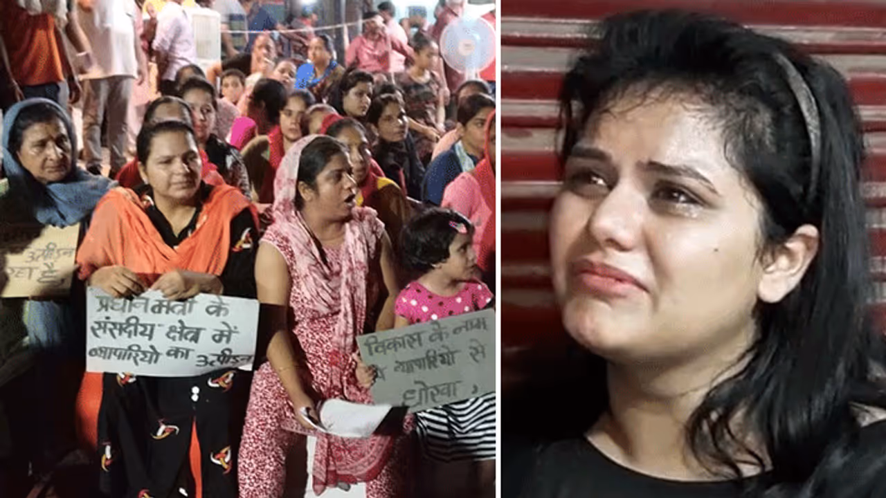 PM के संसदीय क्षेत्र में आधी रात लोगों के अरमानों पर चला बुलडोजर, रोती बिलखती रहीं महिलाएं