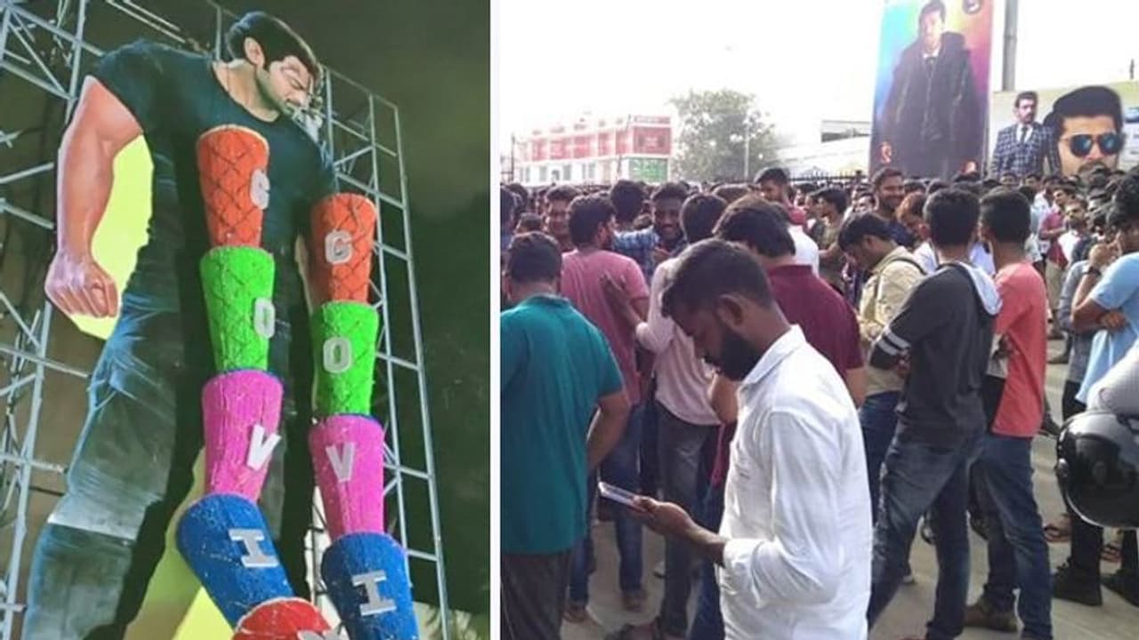 कहीं ढोल नगाड़ों से स्वागत तो कहीं प्रभास के पुतले को चढ़ाया दूध, पहले दिन दिखा 'साहो' का जबर्दस्त क्रेज