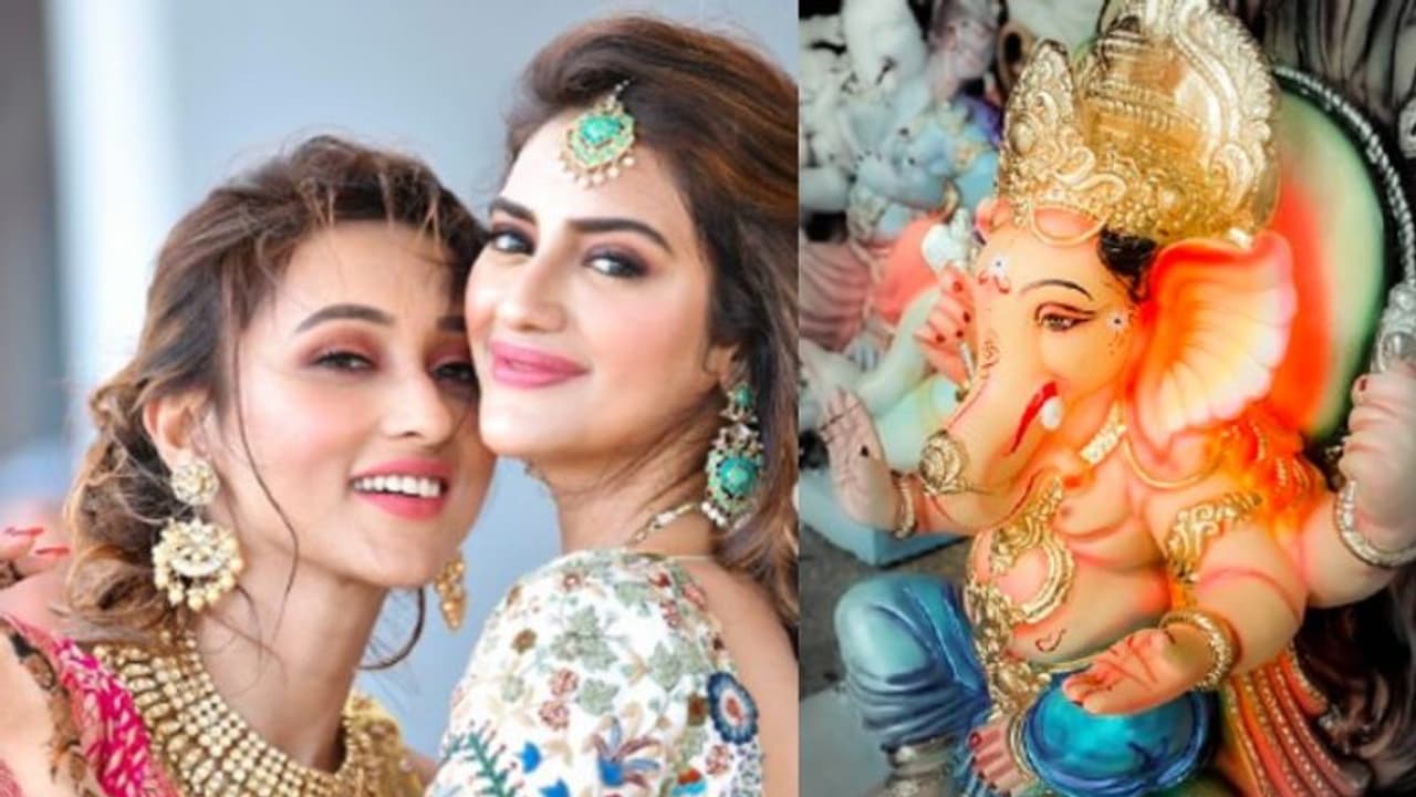 গণেশ পুজোর উদ্বোধনীতে দুই সাংসদ, একই সঙ্গে সোমবার উদ্বোধনীতে মিমি নুসরত গণেশ পুজোর উদ্বোধনীতে দুই সাংসদ, একই সঙ্গে সোমবার উদ্বোধনীতে মিমি নুসরত