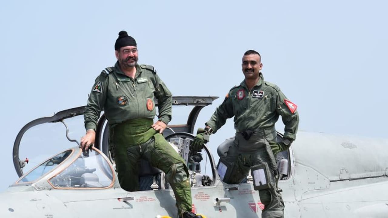 Wing Commander Abhinandan Varthaman flies joint sortie with IAF chief