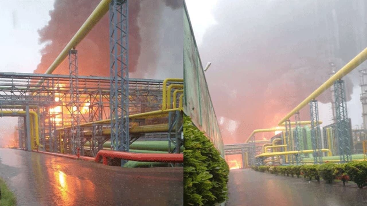 ஓஎன்ஜிசி ஆலையில் பயங்கர தீ விபத்து... 5 பேர் உடல் கருகி உயிரிழப்பு..! ஓஎன்ஜிசி ஆலையில் பயங்கர தீ விபத்து... 5 பேர் உடல் கருகி உயிரிழப்பு..!