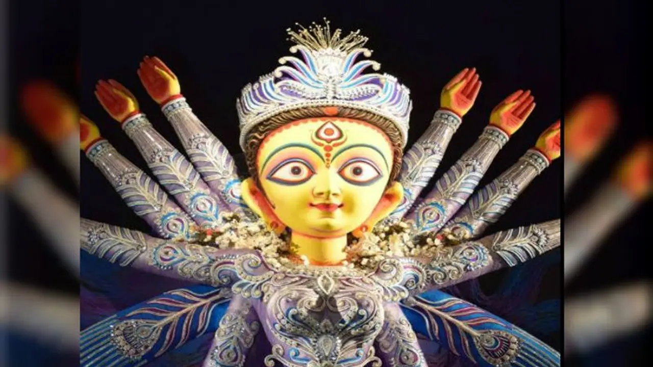 জলই জীবন, এই বার্তার সঙ্গেই মা পূজিত হবে কাশী বোস লেন এ