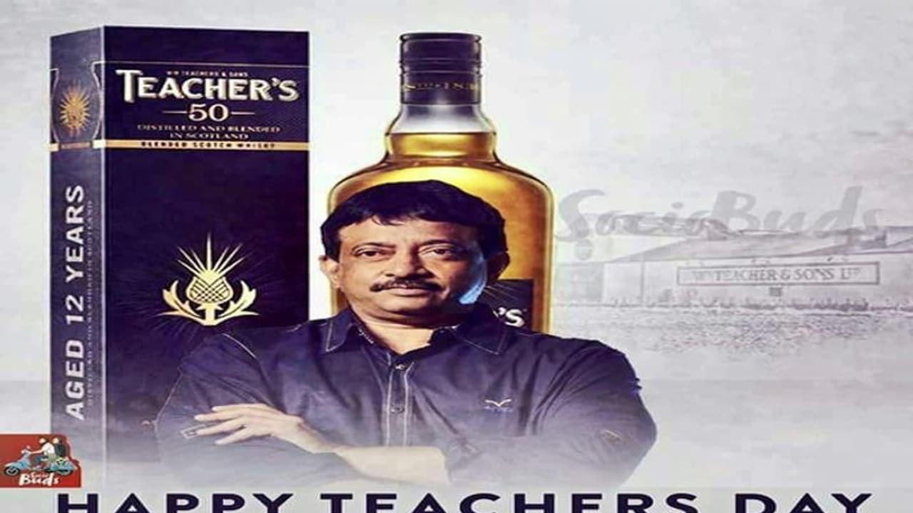 టీచర్లంతా ఈ విస్కీ తాగండి.. రాంగోపాల్ వర్మ సంచలన వ్యాఖ్యలు! టీచర్లంతా ఈ విస్కీ తాగండి.. రాంగోపాల్ వర్మ సంచలన వ్యాఖ్యలు!