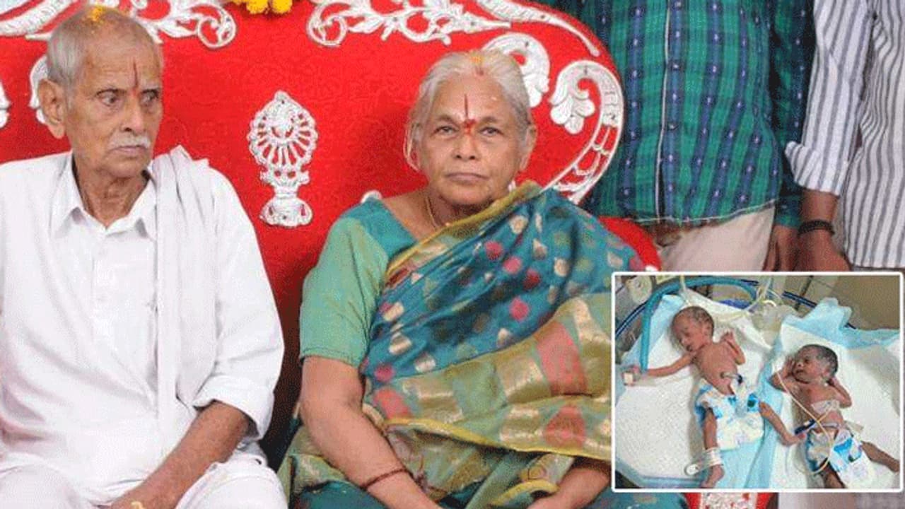 பாட்டி வயதில் அம்மாவாகி பரிபூரணம்... 74 வயதில் இரட்டை குழந்தைகள் பெற்று கின்னஸ் சாதனை..?