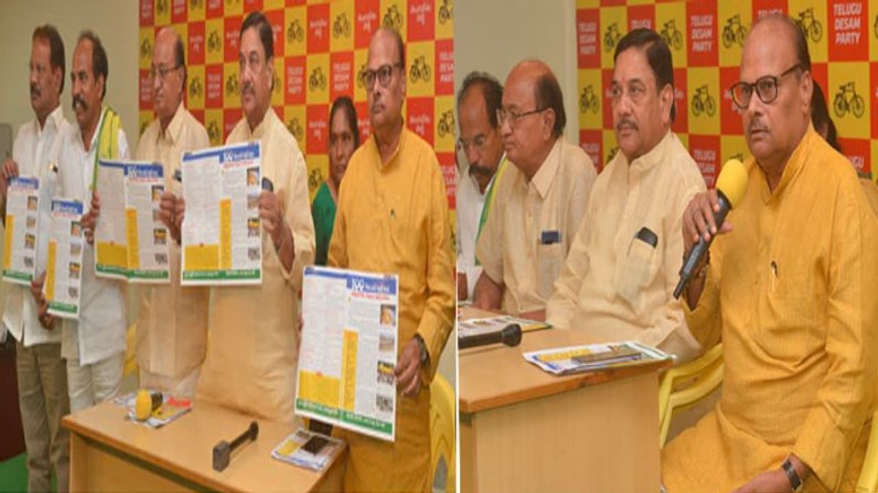 100రోజుల్లో 125 తప్పులు: జగన్ పాలనపై టీడీపీ బ్రోచర్ విడుదల 100రోజుల్లో 125 తప్పులు: జగన్ పాలనపై టీడీపీ బ్రోచర్ విడుదల