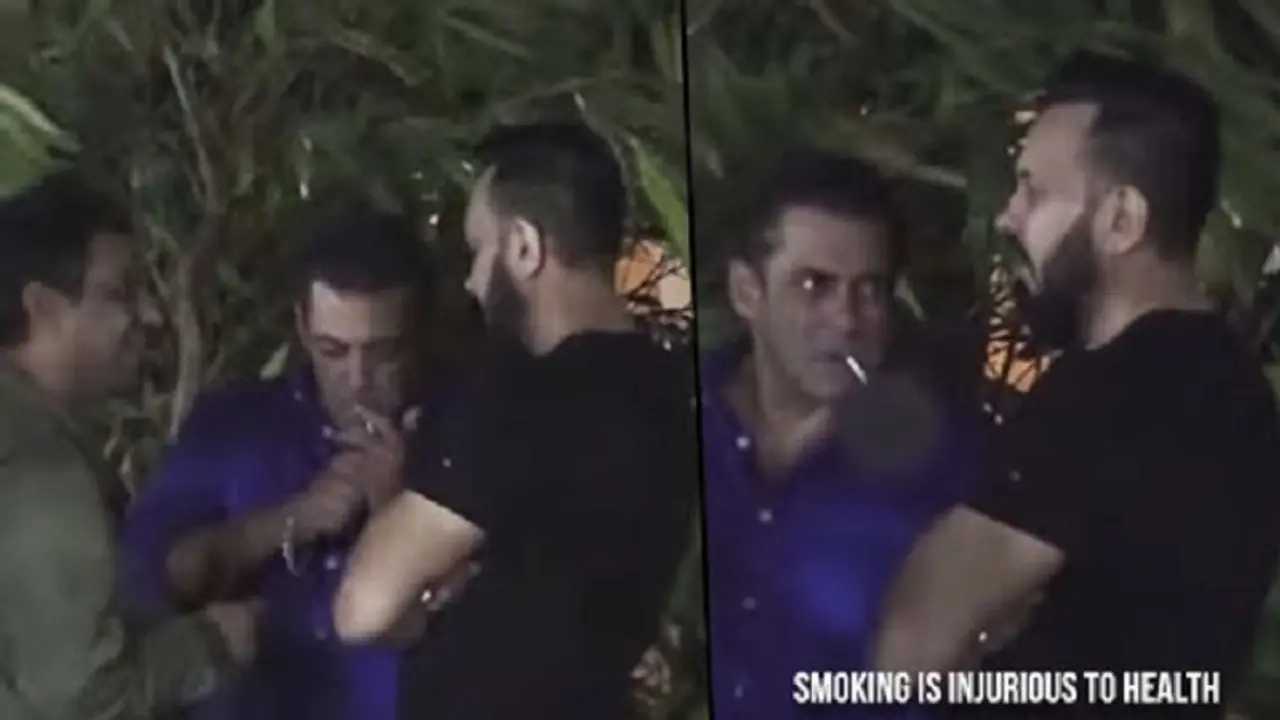 Did Salman Khan smoke during Ganesh Utsav? Here is what trolls say Did Salman Khan smoke during Ganesh Utsav? Here is what trolls say