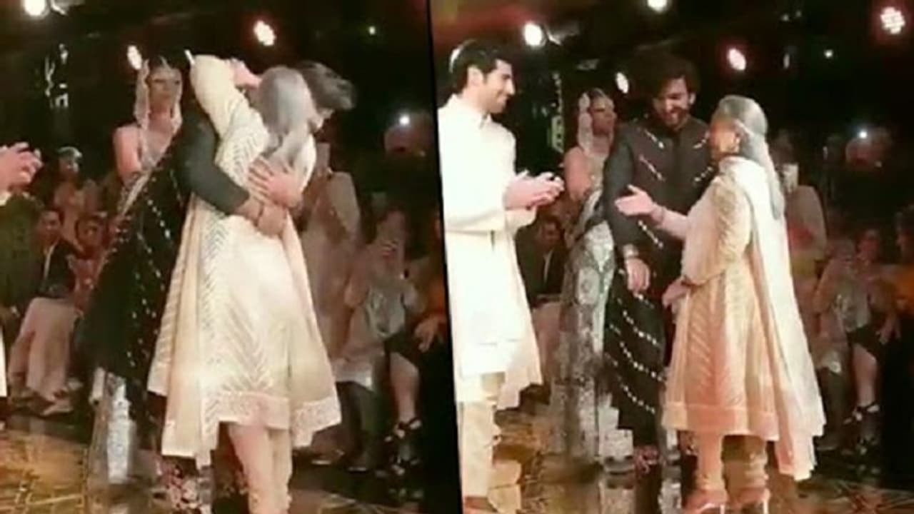 Jaya Bachchan hugs Navya Naveli Nanda's rumoured boyfriend Meezaan Jaffery, video goes viral Jaya Bachchan hugs Navya Naveli Nanda's rumoured boyfriend Meezaan Jaffery, video goes viral