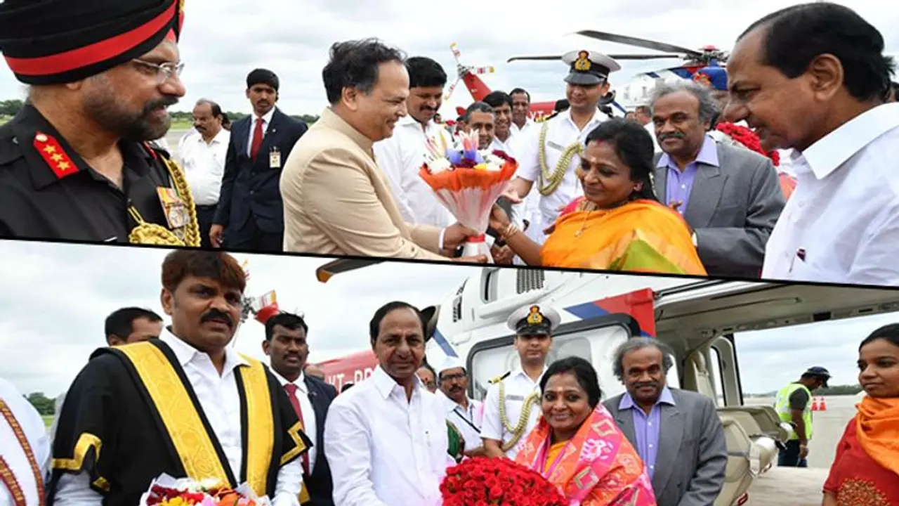 Telangana gets its first woman Governor from Tamil Nadu; BJP’s Tamilisai Soundararajan sworn in