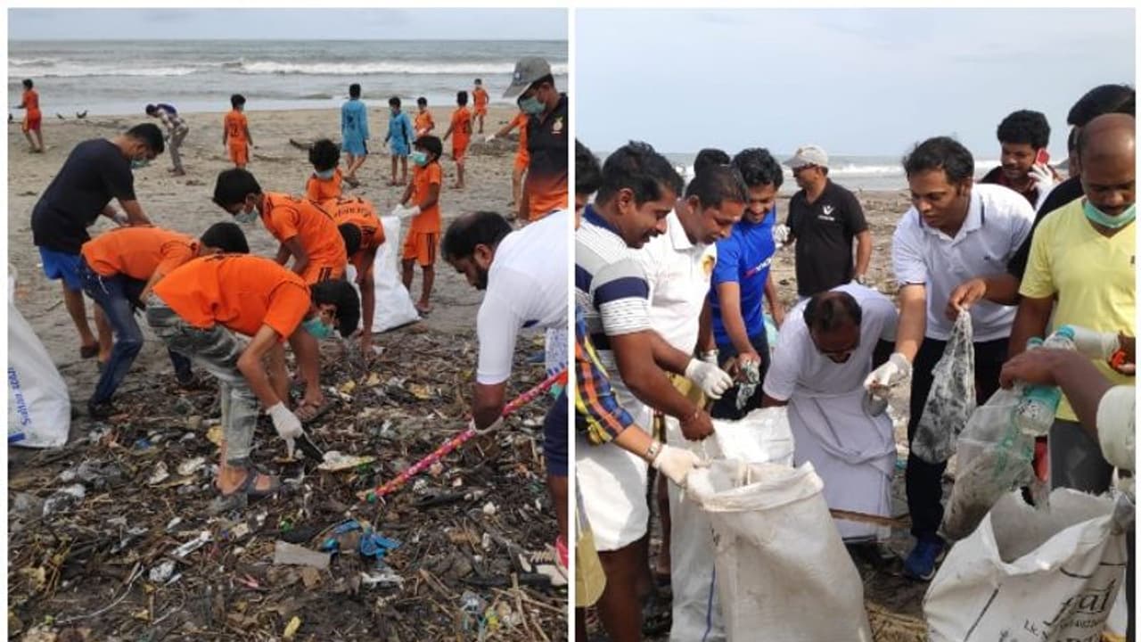 'സേവ് എ സൺഡേ സേവ് എ ബീച്ച്': തീരത്തടിഞ്ഞ അഞ്ഞൂറോളം ചാക്ക് മാലിന്യം നീക്കി 'സേവ് എ സൺഡേ സേവ് എ ബീച്ച്': തീരത്തടിഞ്ഞ അഞ്ഞൂറോളം ചാക്ക് മാലിന്യം നീക്കി