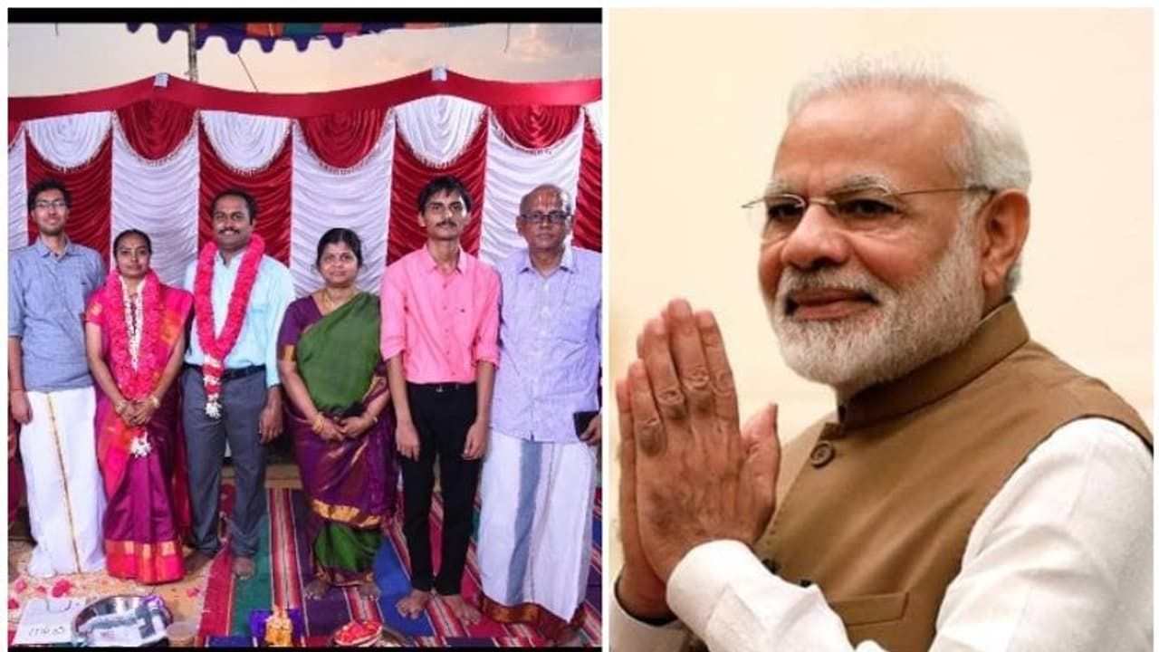മകളുടെ വിവാഹത്തിന് പ്രധാനമന്ത്രിയെ ക്ഷണിച്ച് പിതാവ്; മോദി നല്കിയ മറുപടി ഇങ്ങനെ മകളുടെ വിവാഹത്തിന് പ്രധാനമന്ത്രിയെ ക്ഷണിച്ച് പിതാവ്; മോദി നല്കിയ മറുപടി ഇങ്ങനെ