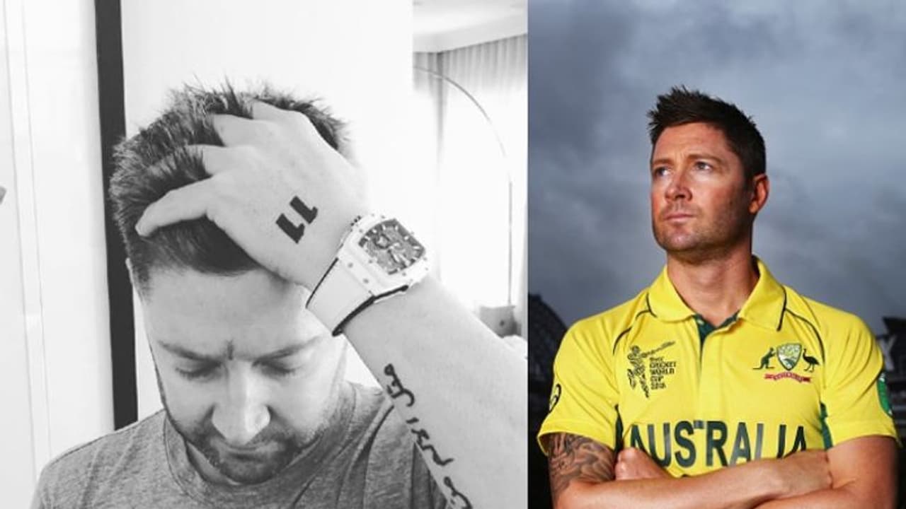 Michael Clarke reveals skin cancer removed from face; advises youngsters Michael Clarke reveals skin cancer removed from face; advises youngsters