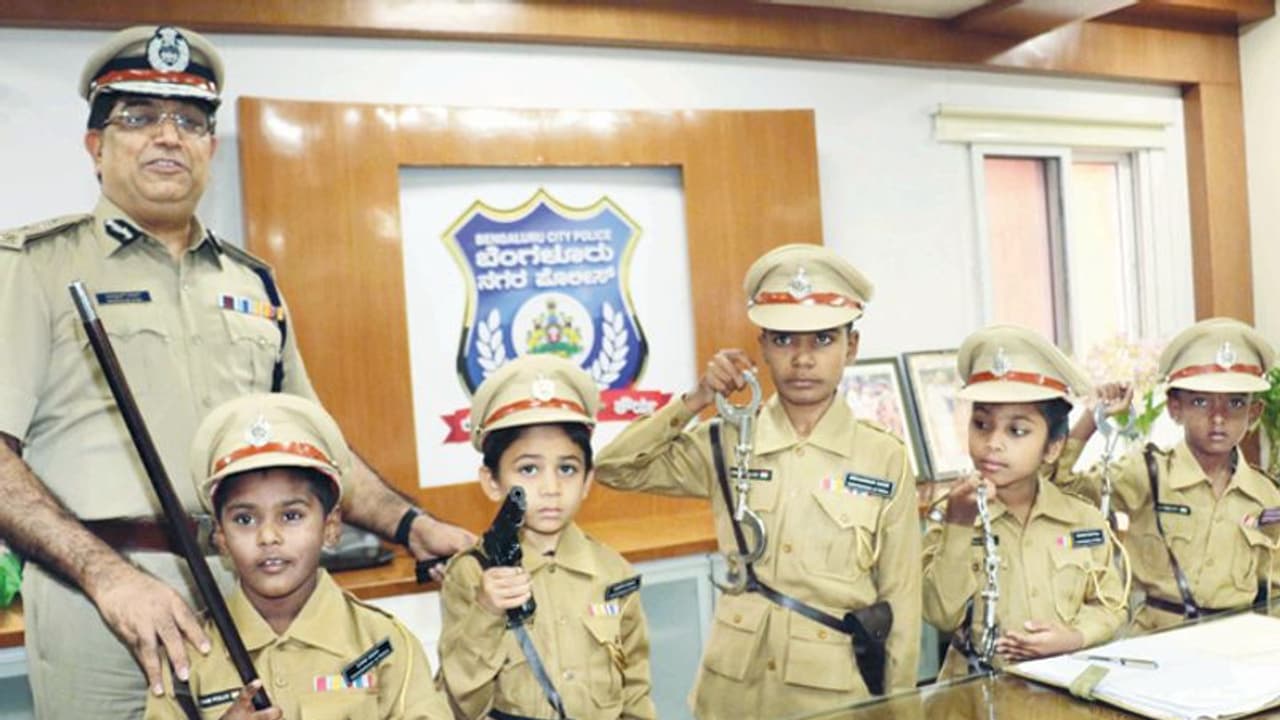 ಐವರು ಚಿಣ್ಣರು ಬೆಂಗಳೂರು ಪೊಲೀಸ್‌ ಆಯುಕ್ತರಾದರು!