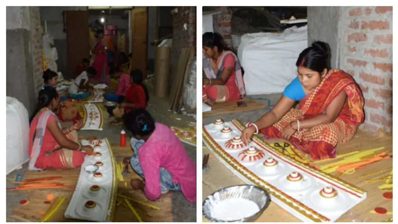 পুজো এলেই কাজ আসে, দিন গোনেন বালুরঘাটের উমারা পুজো এলেই কাজ আসে, দিন গোনেন বালুরঘাটের উমারা