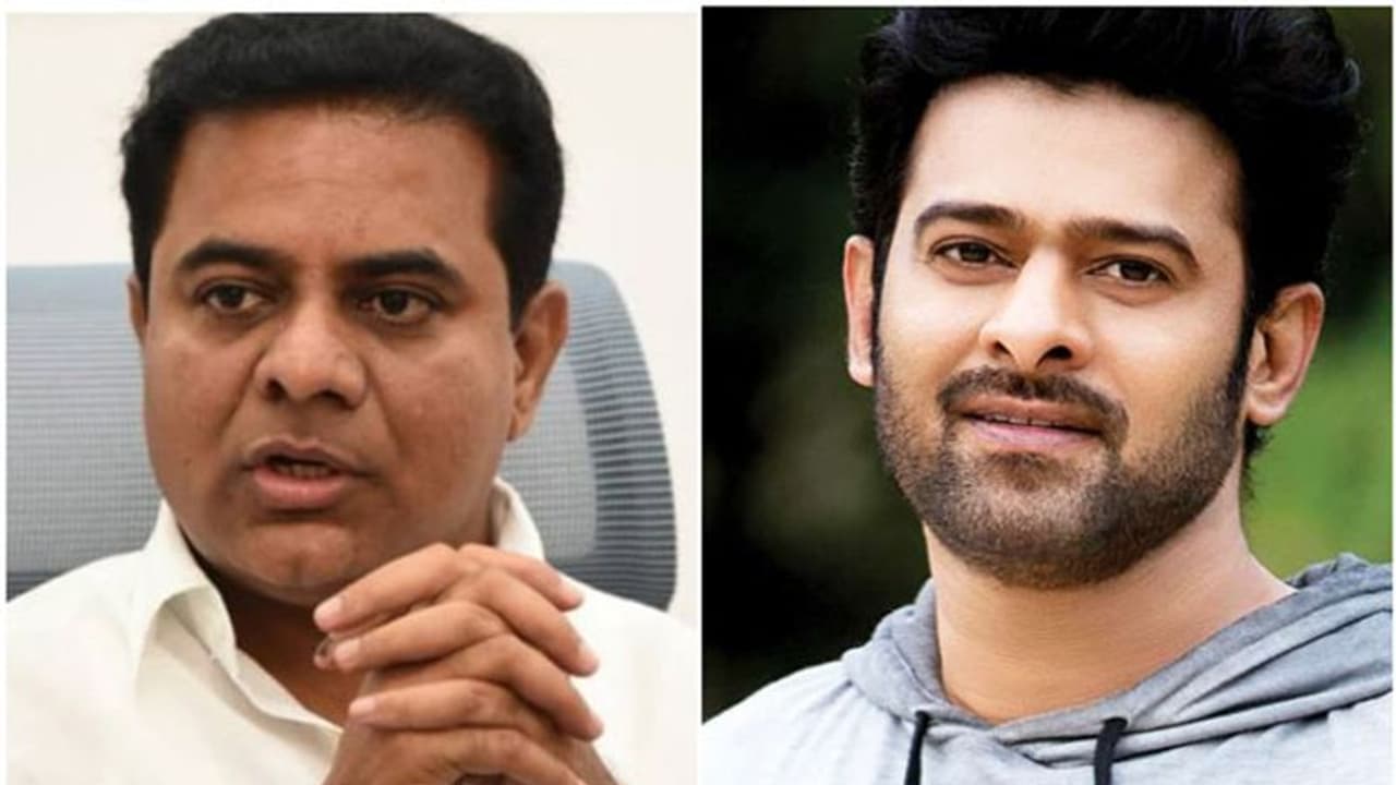 శభాష్ 'సాహో': కేటీఆర్‌కు మద్దతు తెలిపిన ప్రభాస్‌!